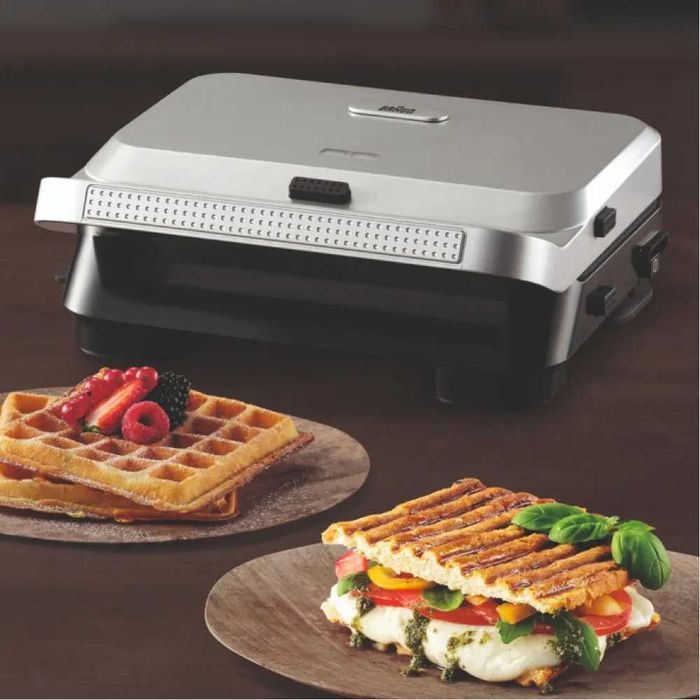 Вафельница и гриль для сендвичей Braun SM5006