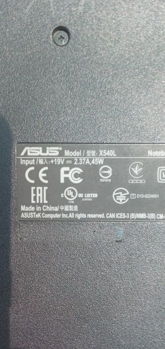 Ноутбук Asus X540L