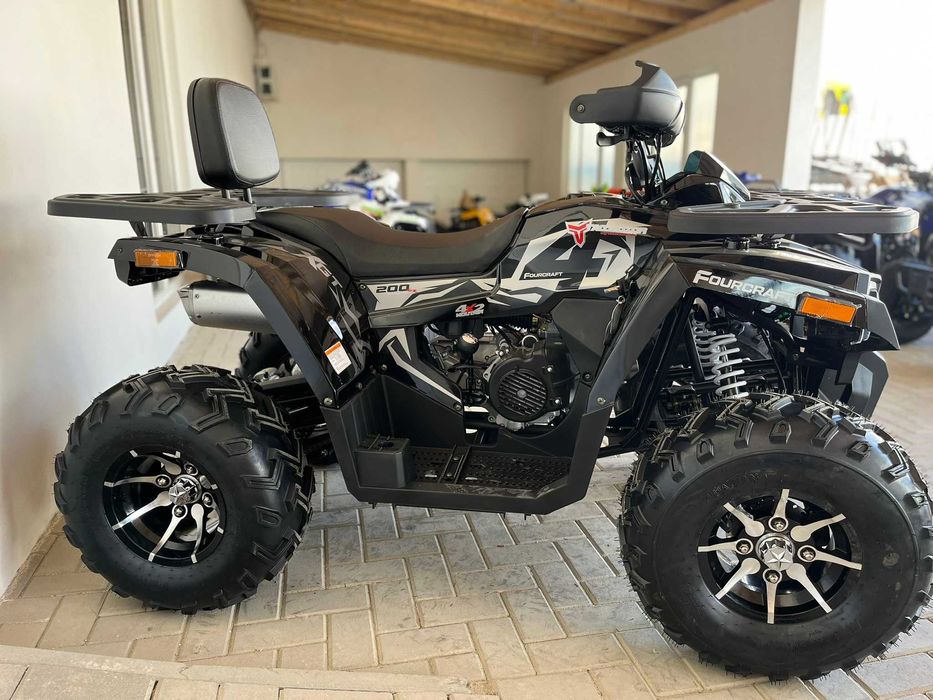 Atv 200cc Tao Shark Fourcraft 4T benzina 10" Negru
