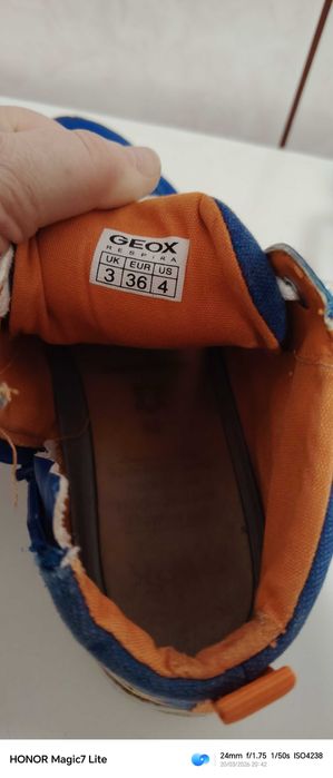 Bascheti Geox din piele mărimea 36