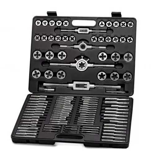 Метчици и плашки Kraft Royal 110 части за нарязване на резби