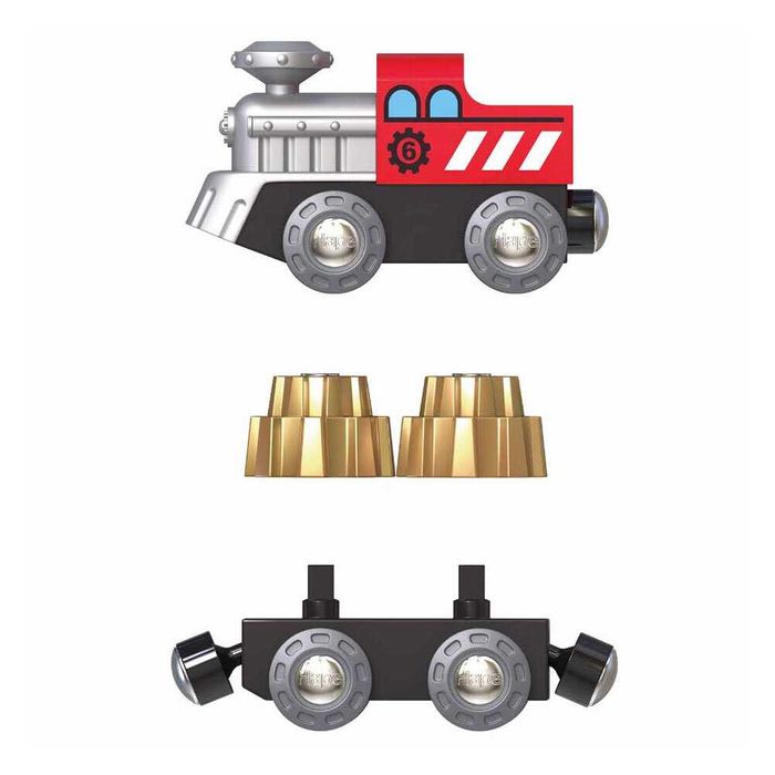 Hape Дървено Влакче с зъбни колела