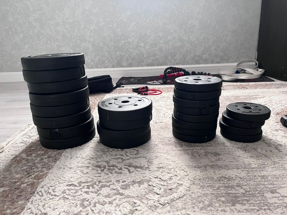 На тренажорка гантел