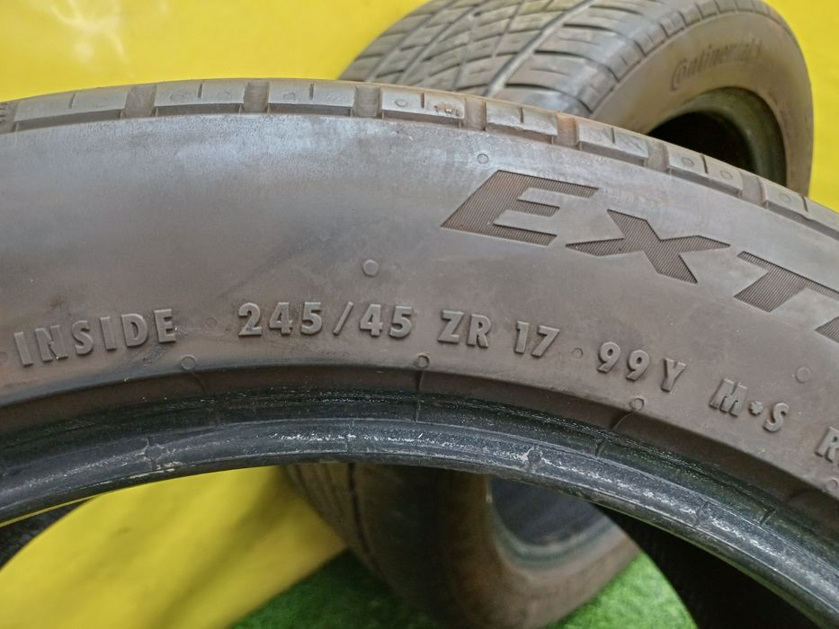 Шины 245/45 ZR17 Continental пара.
