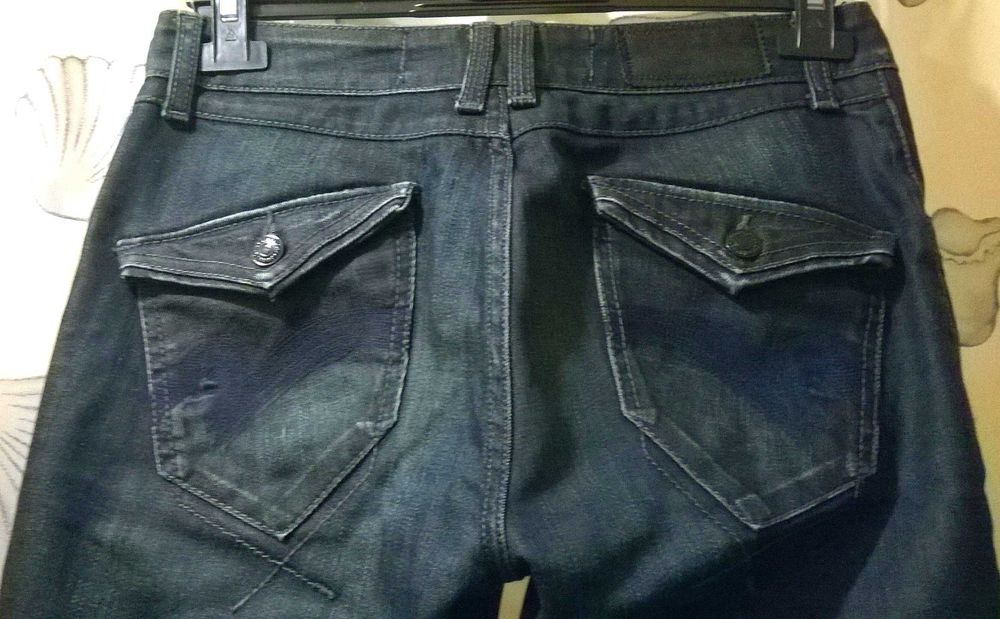 Blugi trei sferturi Street One cu buzunare fata spate si pense