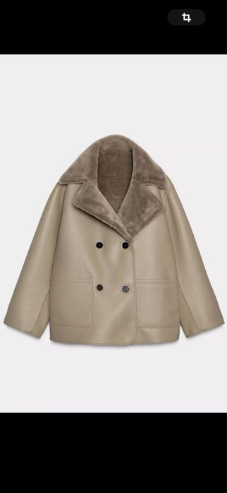 Даухстороняя дубленка Zara