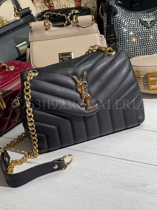 Geanta 1ves $aint Lau4nt - Eco negru/auriu