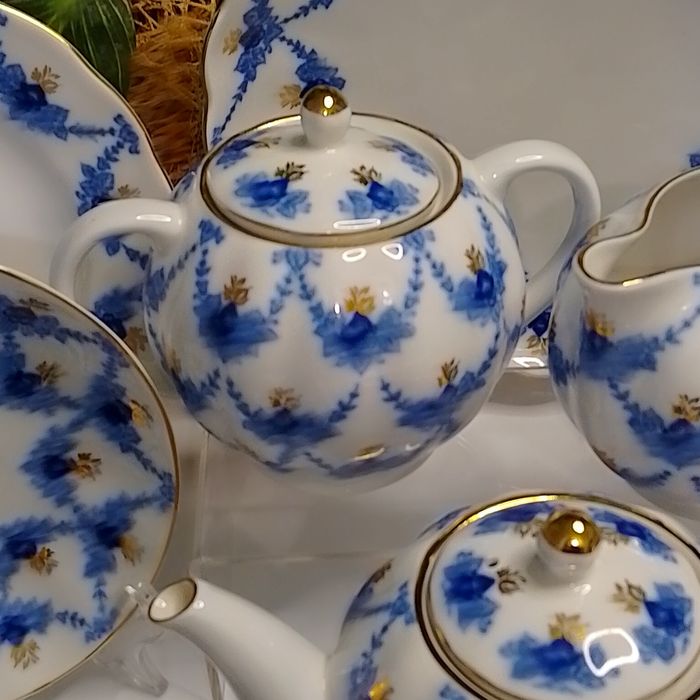 Руски порцелан ЛФЗ сервиз за чай