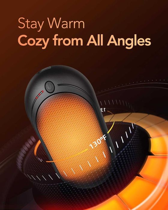 Електрически джобен нагревател за ръце комплект 2 броя, USB зареждане