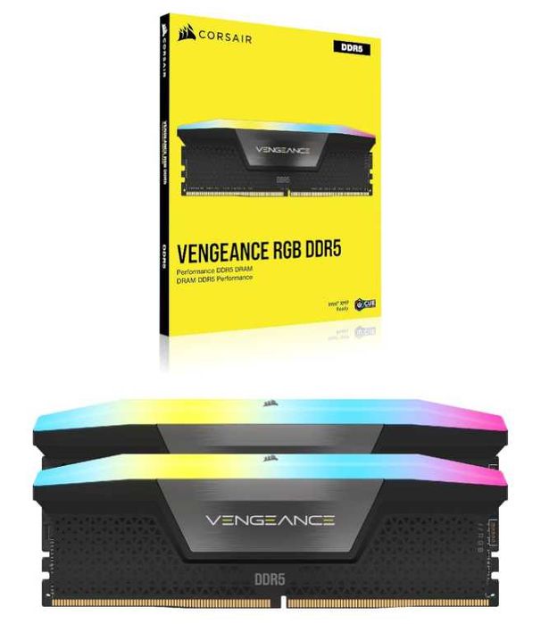 Рам памет Corsair Vengeance RGB 192GB Kit(4х48GB), DDR5-5200MT/s, CL38