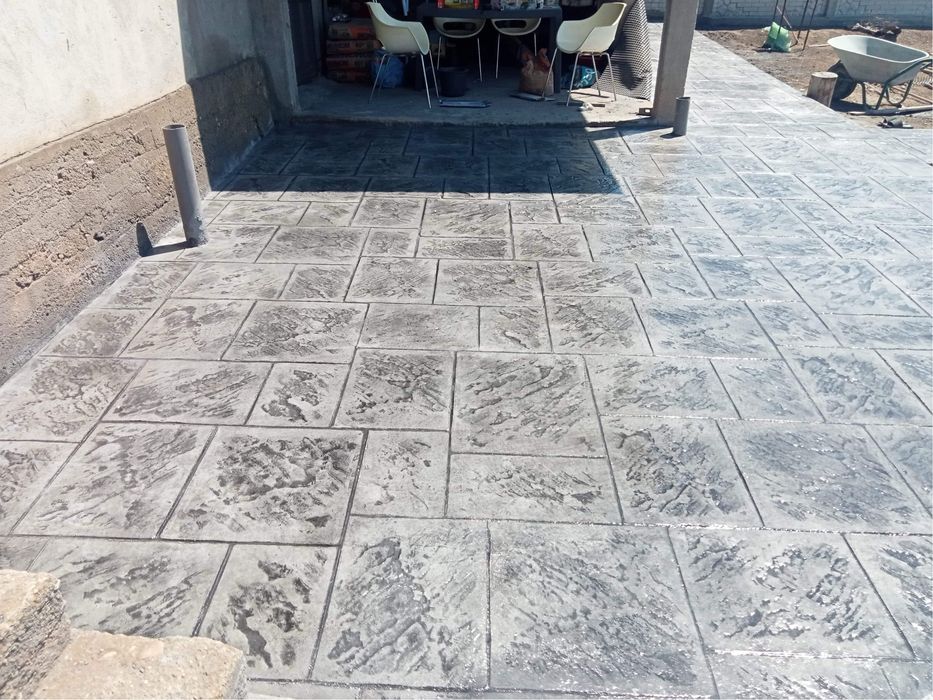 Beton amprentat si vertical