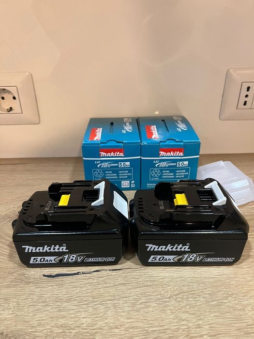 Set acumulatori Makita 18V ORIGINALI NOI 3Ah+6Ah sau 5Ah+6Ah