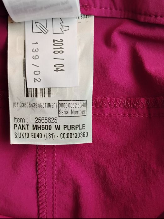 Pantaloni drumeție Quechua MH 500, pt damă