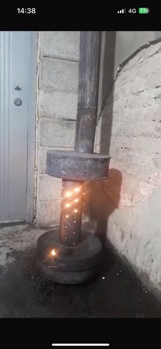 Продается печка на обработанный масле в гараж