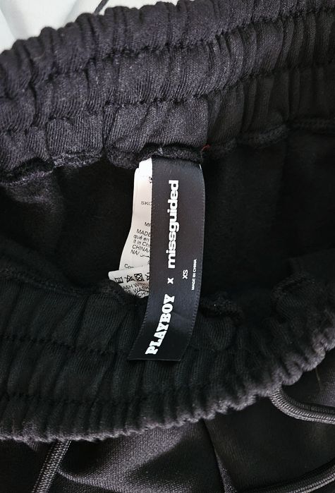 Черен широк панталон Missguided