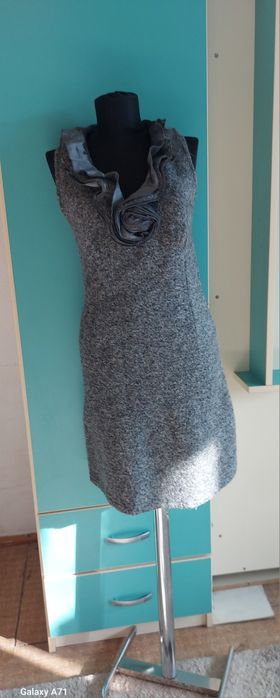 Sarafan/rochie gri mas.S-M