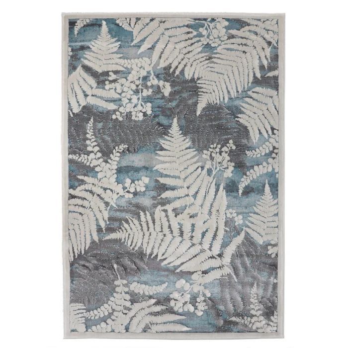 Covor living oriental weavers 285x200, albastru - gri, 3D