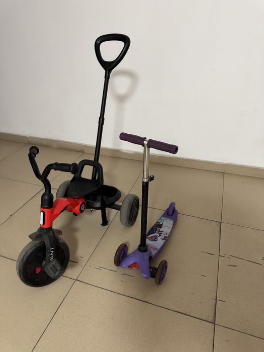 Ведосипед и самокат