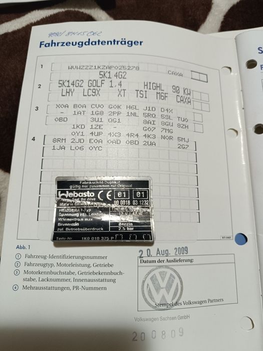 Piese golf 6 originale