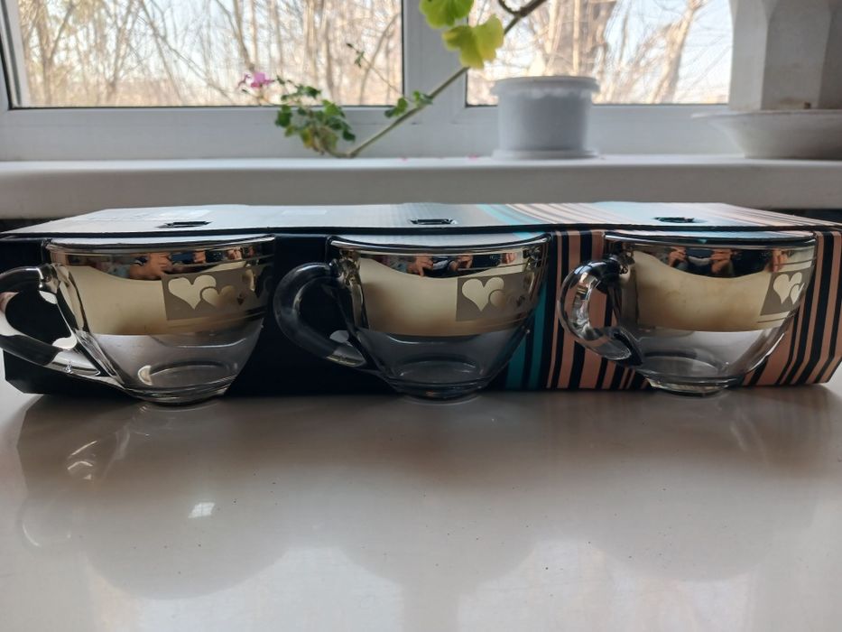 Набор кружек Сердца.