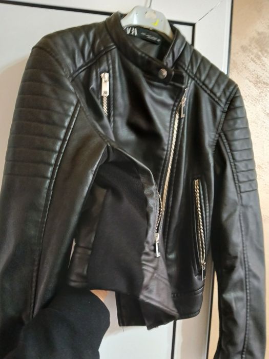 Дамско кожено яке ZARA