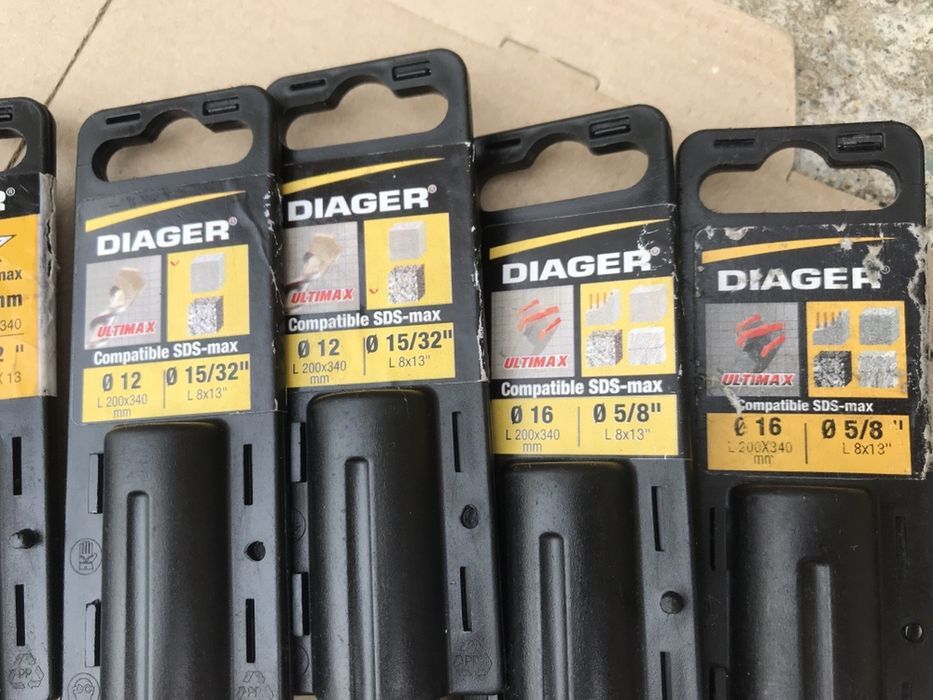 Burghie SDS-MAX Diager ULTIMAX Franta 12X340mm