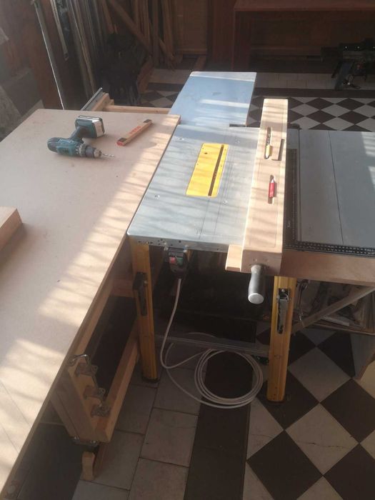 Професионално модифициран настолен циркуляр CIMEX с подвижна маса