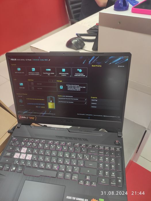 Ноутбук игровой ASUS новый