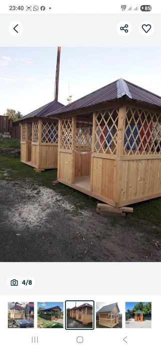 Красивые беседки