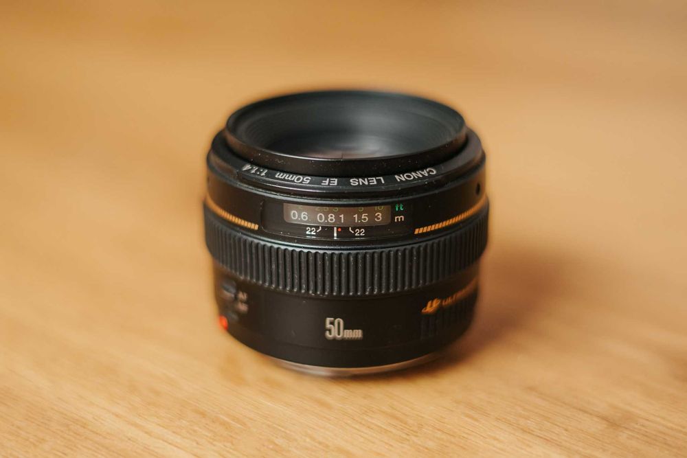 Canon EF 50mm f/1.4 USM | Obiectiv luminos | AF USM | Capace originale