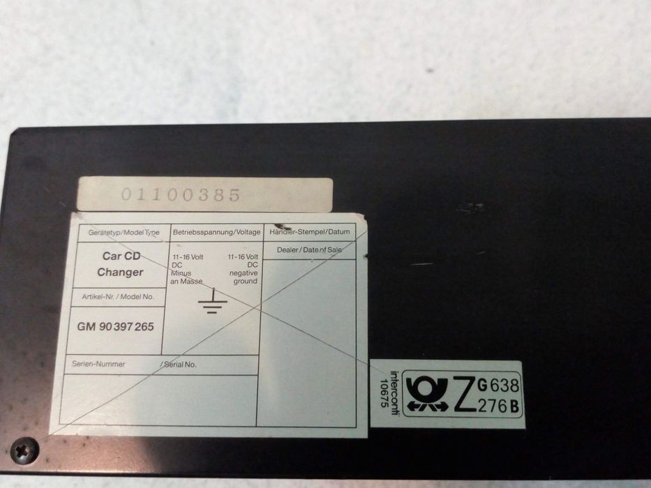 Magazie CD Opel completa