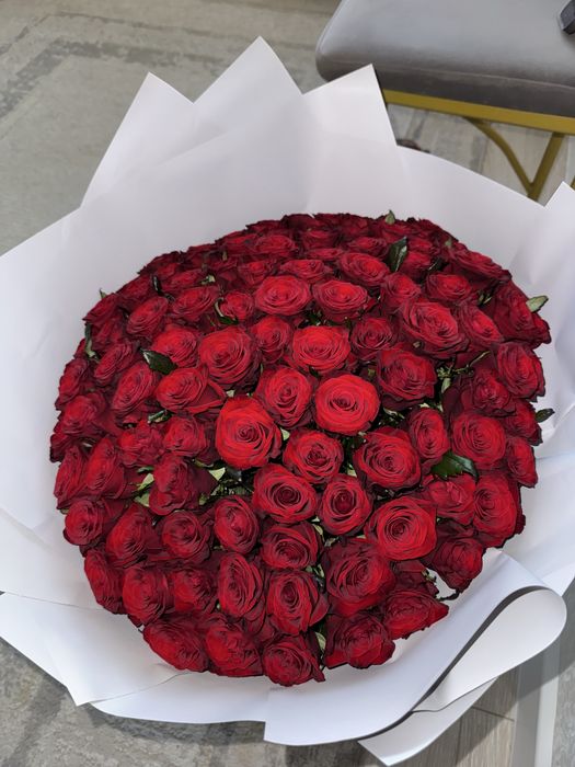 Букет 101 красные розы
