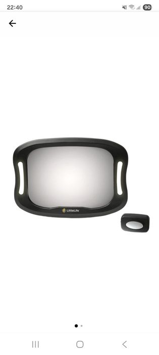 Oglinda auto bebe limina si acționare de pe telecomanda