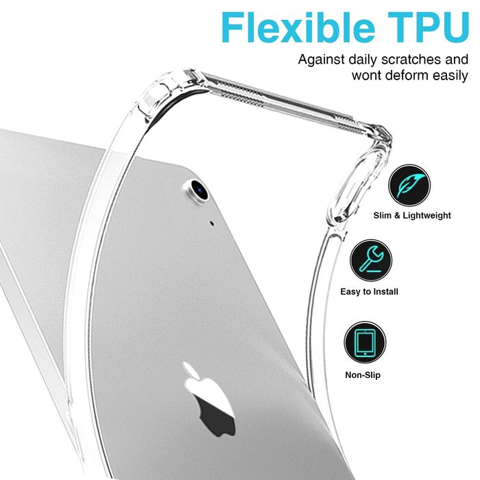 Apple iPad 11 / 10 10.9 / 9 8 7 10.2 / Усилен силиконов кейс за таблет