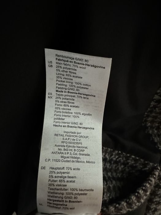 Geacǎ Sandro Nouǎ 100% Originala