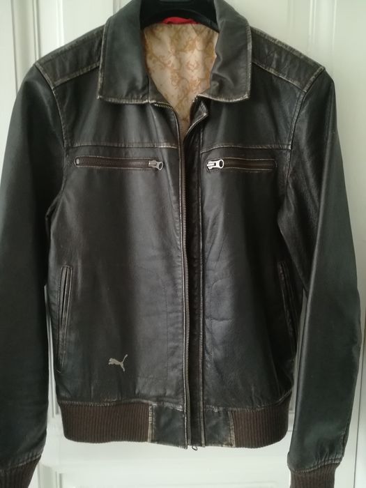 Geaca piele Puma bărbați mărimea S