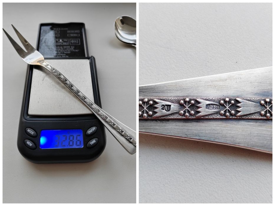 Серебро 916 звезда Серп Молот