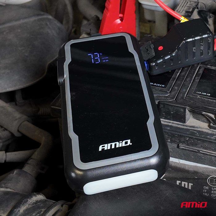Устройство за бързо стартиране/booster/jump starter AMIO 3 in1-12V/1600A
