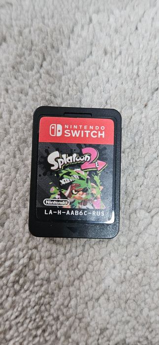 Картридж "splatoon 2" на нинтендо свитч