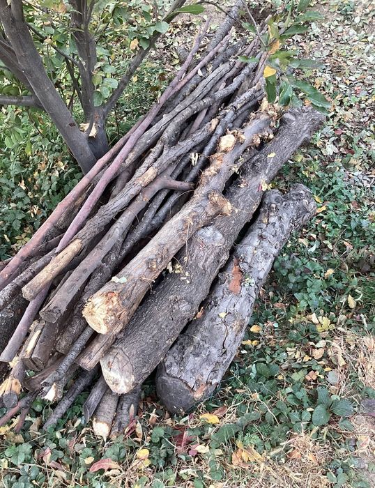 Дрова для топки, полная газель