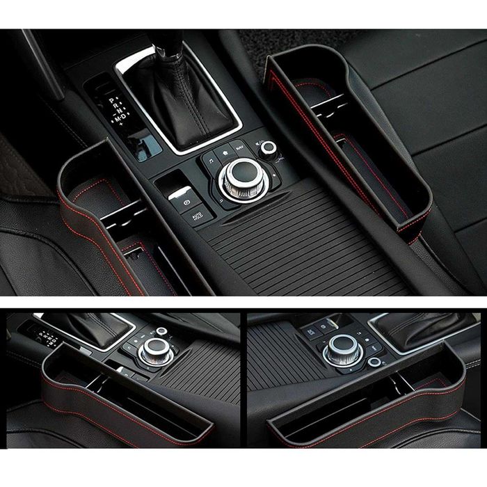 Комплект Кожен органайзер за кола между седалките - 2 броя.