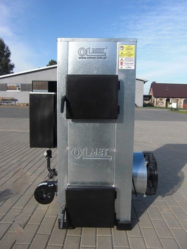 Încălzitor de aer, soba pe ulei ars ng30 kw pe ulei uzat si lemn