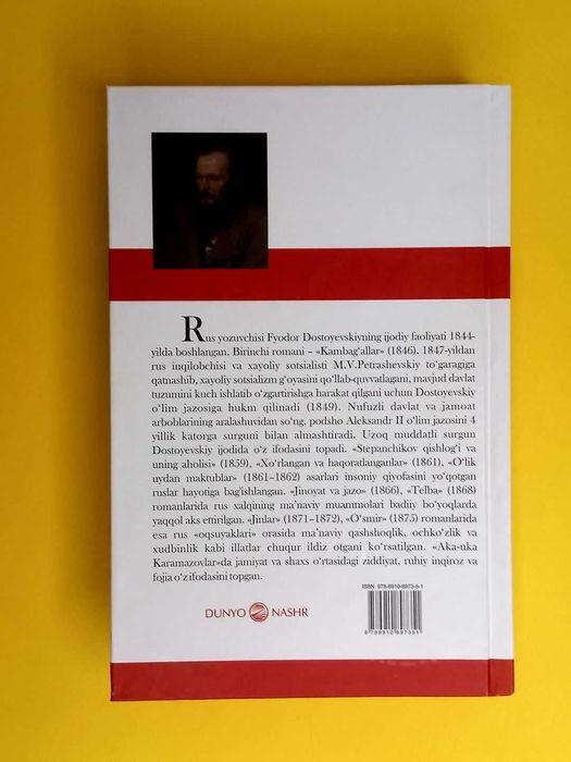 Jinoyat Va Jazo, Fyodor Dostoyevskiy