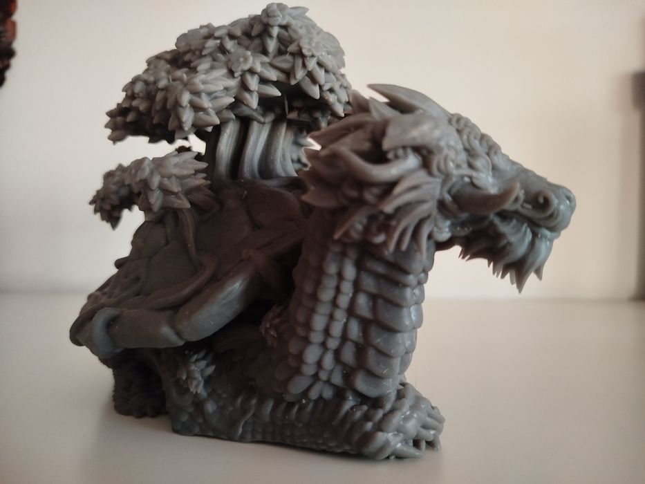 Statuetă 3D Higashi no Shikame, Eastern Dragon Turtle