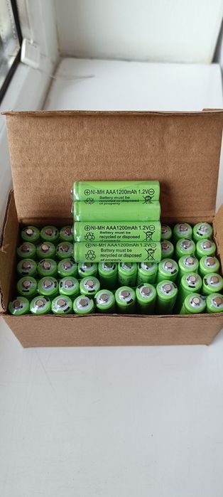 Акумулаторна батерия размер АА 1.2 V 1800 mah и ААА 1.2 V 1000 mah