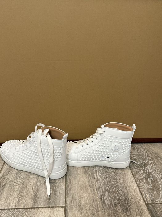 Christian Louboutan high white