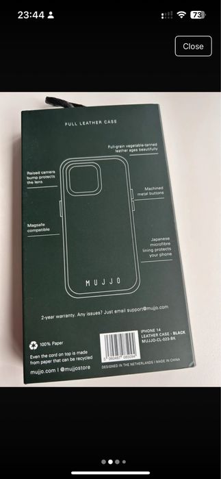 Husa piele mujjo iphone 14