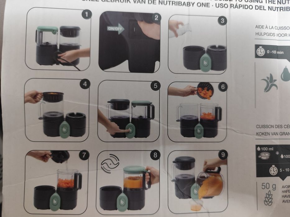 Robot multifuncțional 4 in 1 Babymoov Nutribaby  one