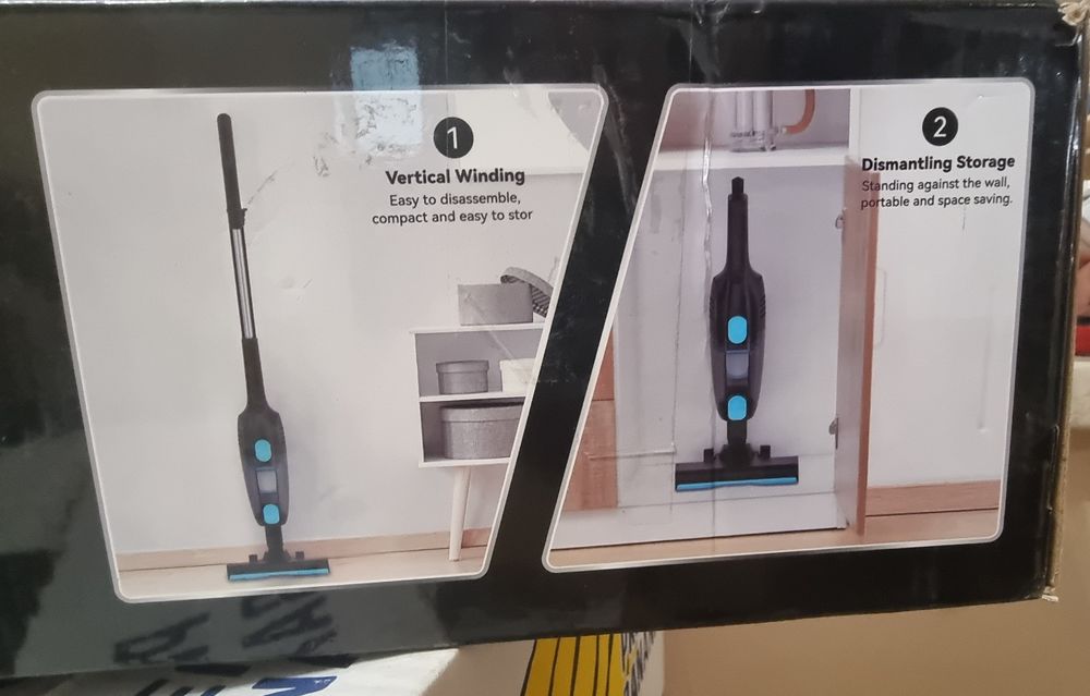 Компактна прахосмукачка 600w