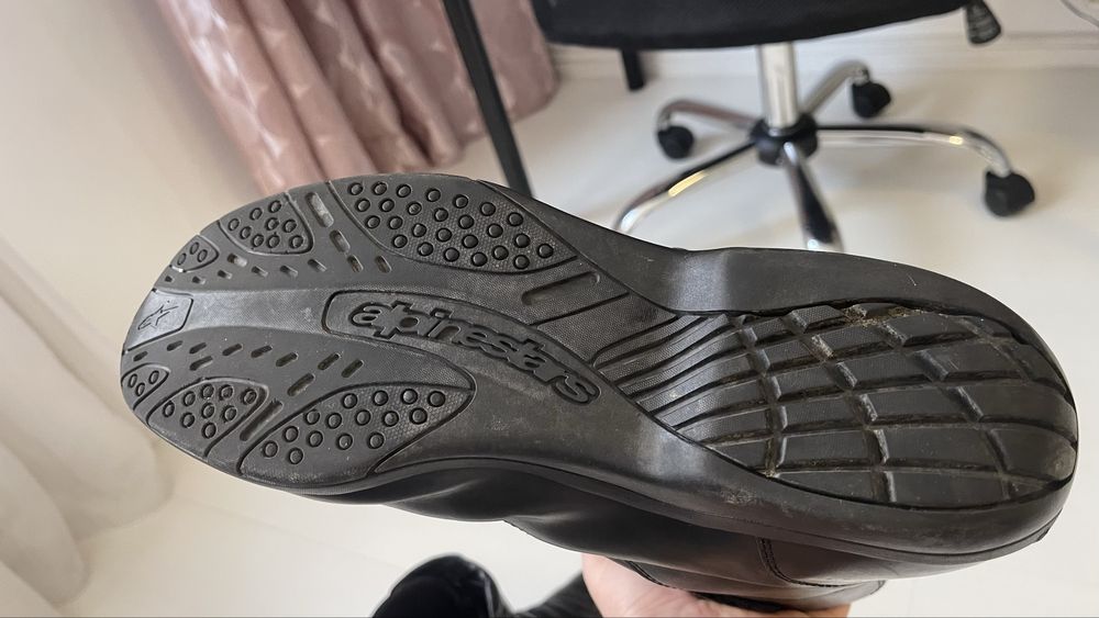Ghete moto Alpinestars, piele, 44.5